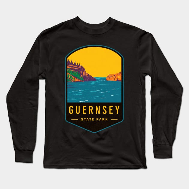 Guernsey State Park Long Sleeve T-Shirt by JordanHolmes